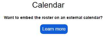 External Calendar