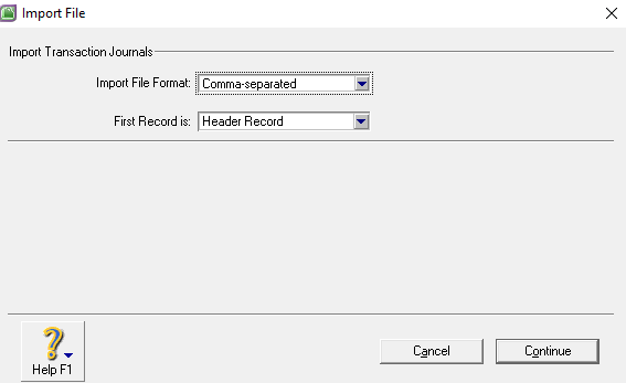 MYOB Import File